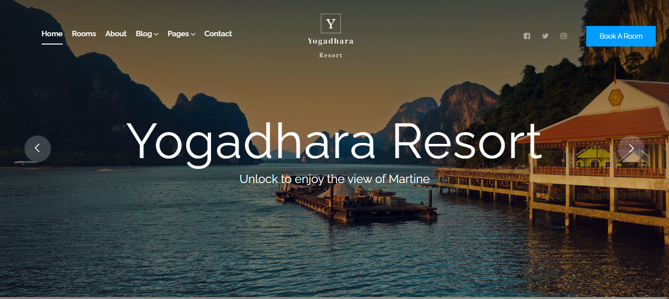 Yogadhara Resort Website